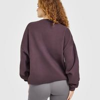 Mid Weight Sweatshirt | Umber Brown