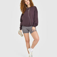 Mid Weight Sweatshirt | Umber Brown