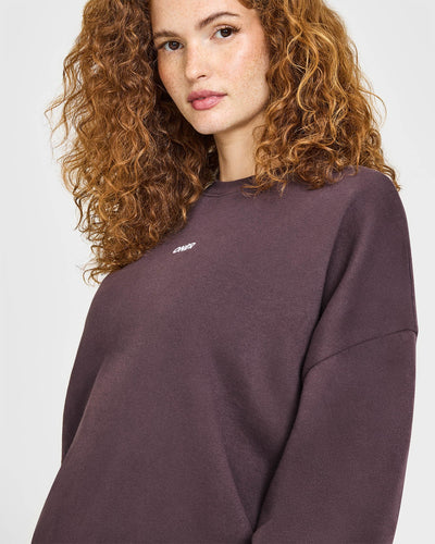 Mid Weight Sweatshirt | Umber Brown