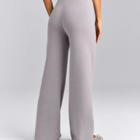 Mid Weight Cotton Knit Trouser | Dark Zinc Grey