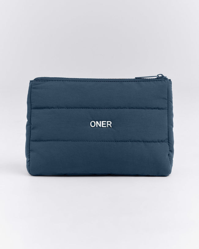 Quilted Pouch | Storm Blue
