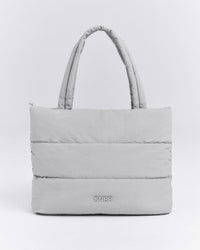 Quilted Tote Bag New Branding | Platinum Grey