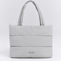 Quilted Tote Bag New Branding | Platinum Grey