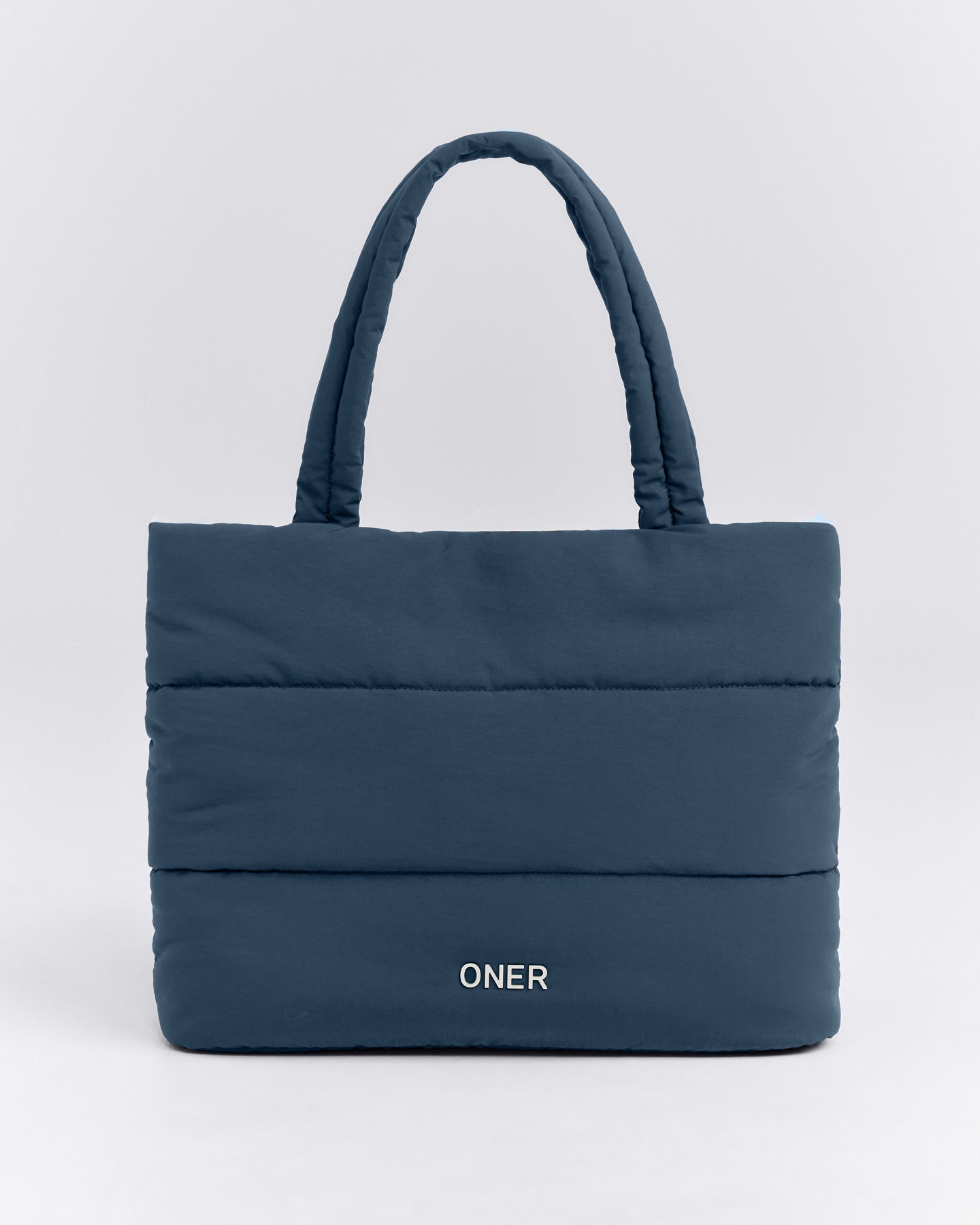 Quilted Tote Bag New Branding | Storm Blue