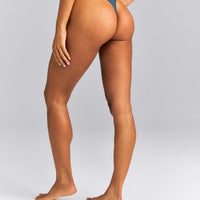 Seamless Thong | Storm Blue