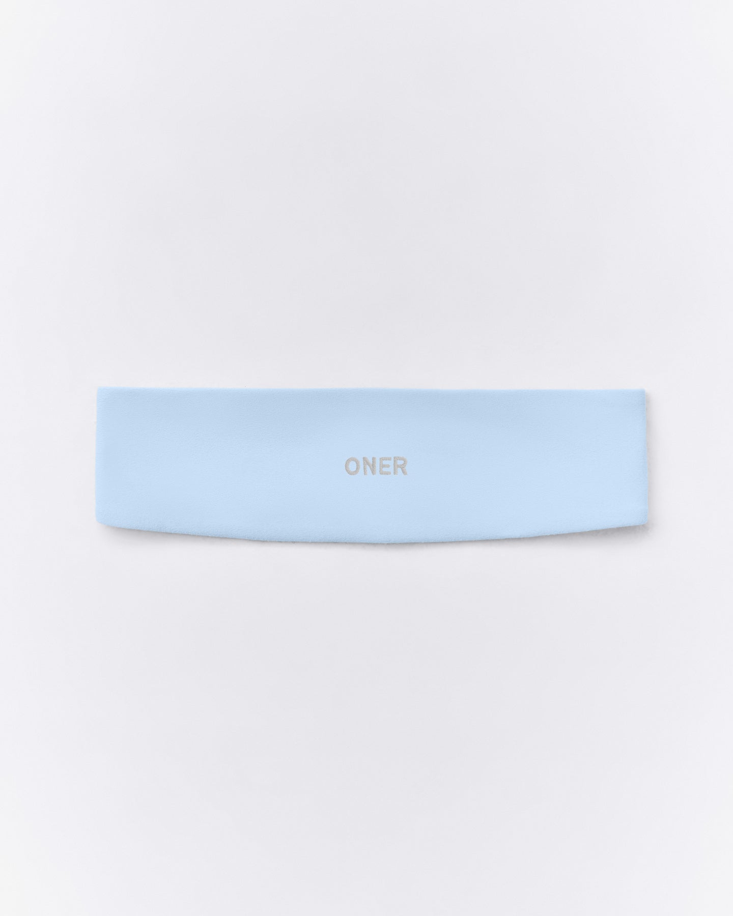SoftMotion™ Headband with White Logo | Mist Blue