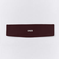 SoftMotion™ Headband with Grey Logo | Plum Brown