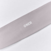 SoftMotion™ Headband with White Logo | Zinc Grey