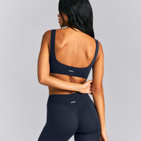 SoftMotion™ Soft Square Neck Sports Bra New Branding | True Blue