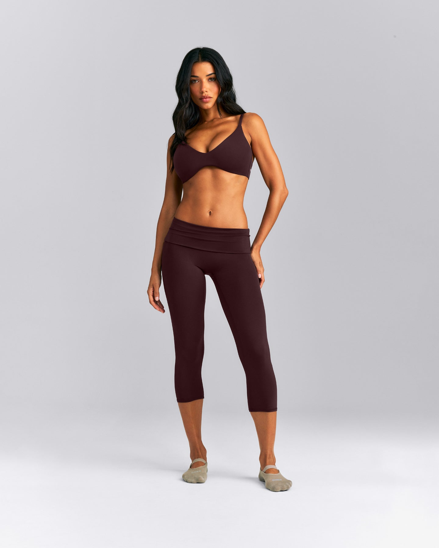 SoftMotion™ Strappy Scoop Bralette | Plum Brown