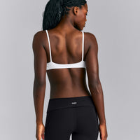SoftMotion™ Strappy Scoop Bralette | White