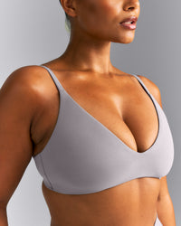 SoftMotion™ Strappy Scoop Bralette | Zinc Grey