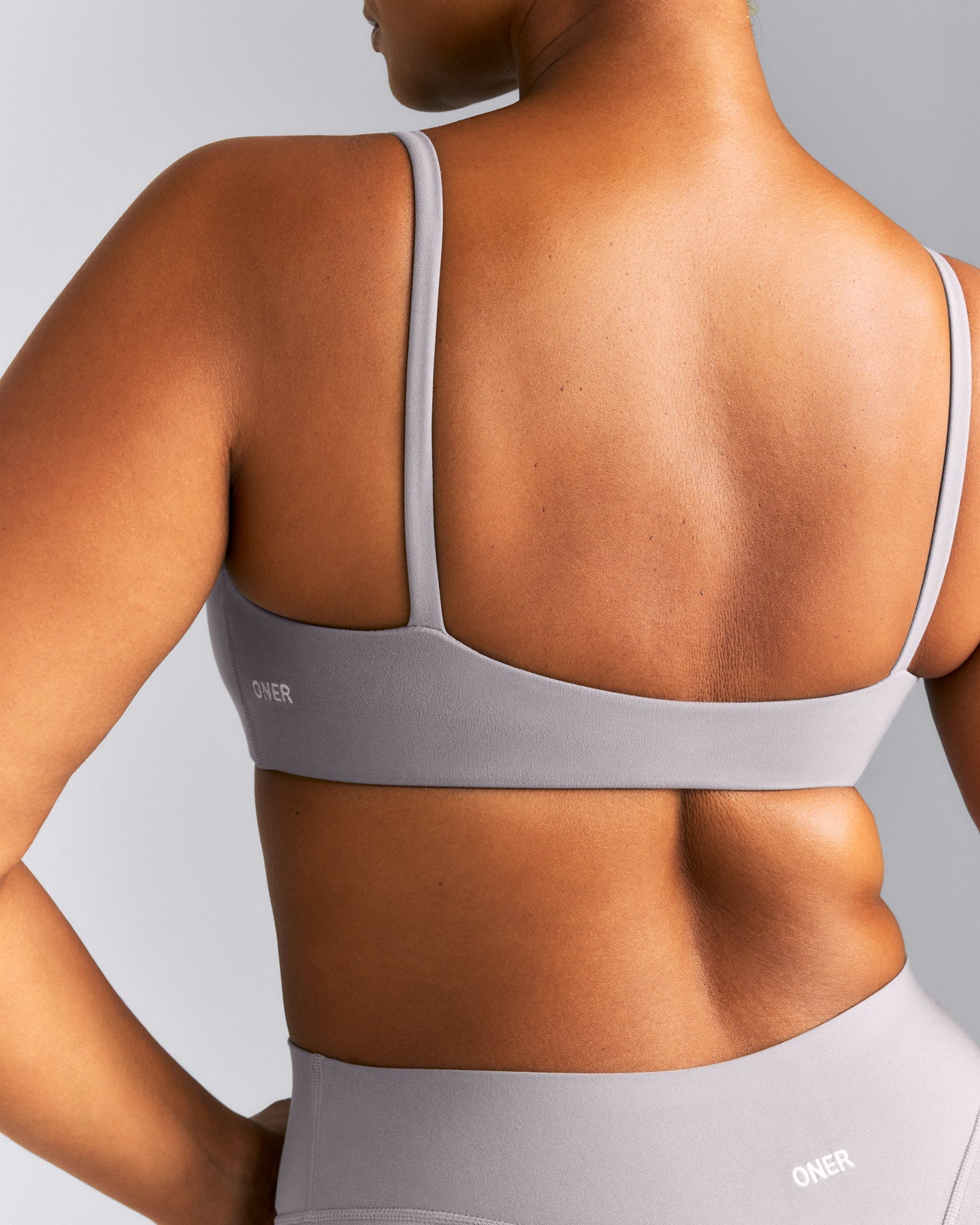 SoftMotion™ Strappy Scoop Bralette | Zinc Grey