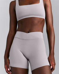 SoftMotion™ Wrap Shorts 6" | Zinc Grey