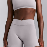 SoftMotion™ Wrap Shorts 6" | Zinc Grey