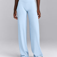 SoftMotion™ Wrap Straight Leg Bottoms New Branding | Mist Blue