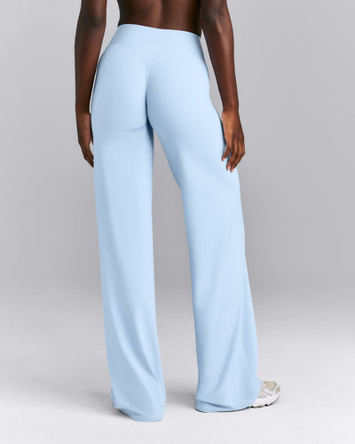 SoftMotion™ Wrap Straight Leg Bottoms New Branding | Mist Blue