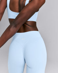 SoftMotion™ Wrap Straight Leg Bottoms New Branding | Mist Blue