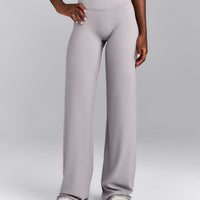 SoftMotion™ Wrap Straight Leg Bottoms New Branding | Zinc Grey