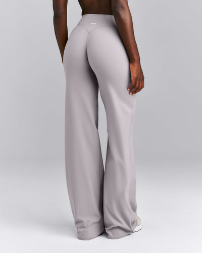 SoftMotion™ Wrap Straight Leg Bottoms New Branding | Zinc Grey
