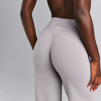 SoftMotion™ Wrap Straight Leg Bottoms New Branding | Zinc Grey