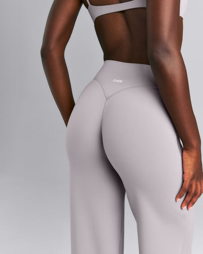 SoftMotion™ Wrap Straight Leg Bottoms New Branding | Zinc Grey