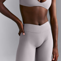 SoftMotion™ Wrap Straight Leg Bottoms New Branding | Zinc Grey
