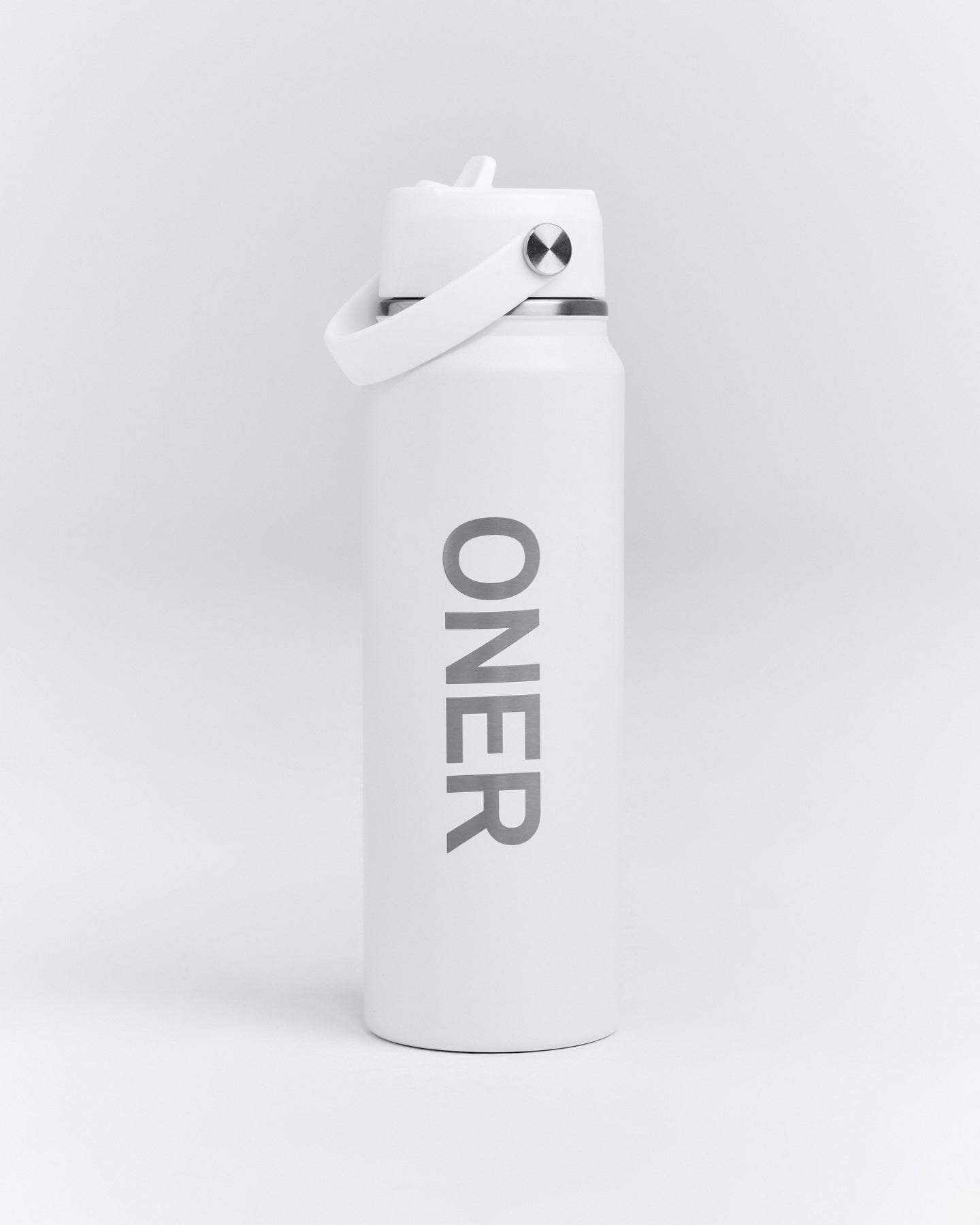 Stainless Steel Water Flask | White
