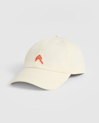 Classic Baseball Cap | Off White/Charged Orange