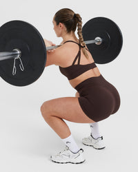 Classic Seamless 2.0 Booty Shorts | 70% Cocoa Marl