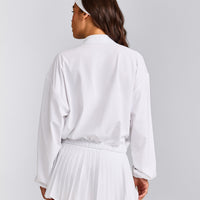 AirMove™ Mid Bomber Jacket | White