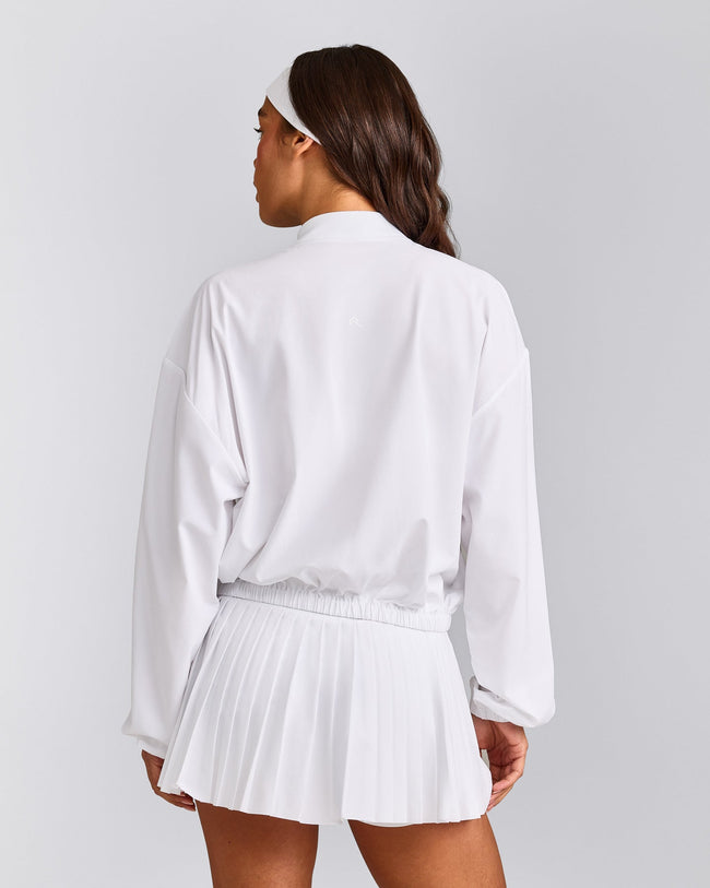AirMove™ Mid Bomber Jacket | White