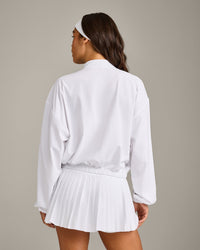 AirMove™ Mid Bomber Jacket | White