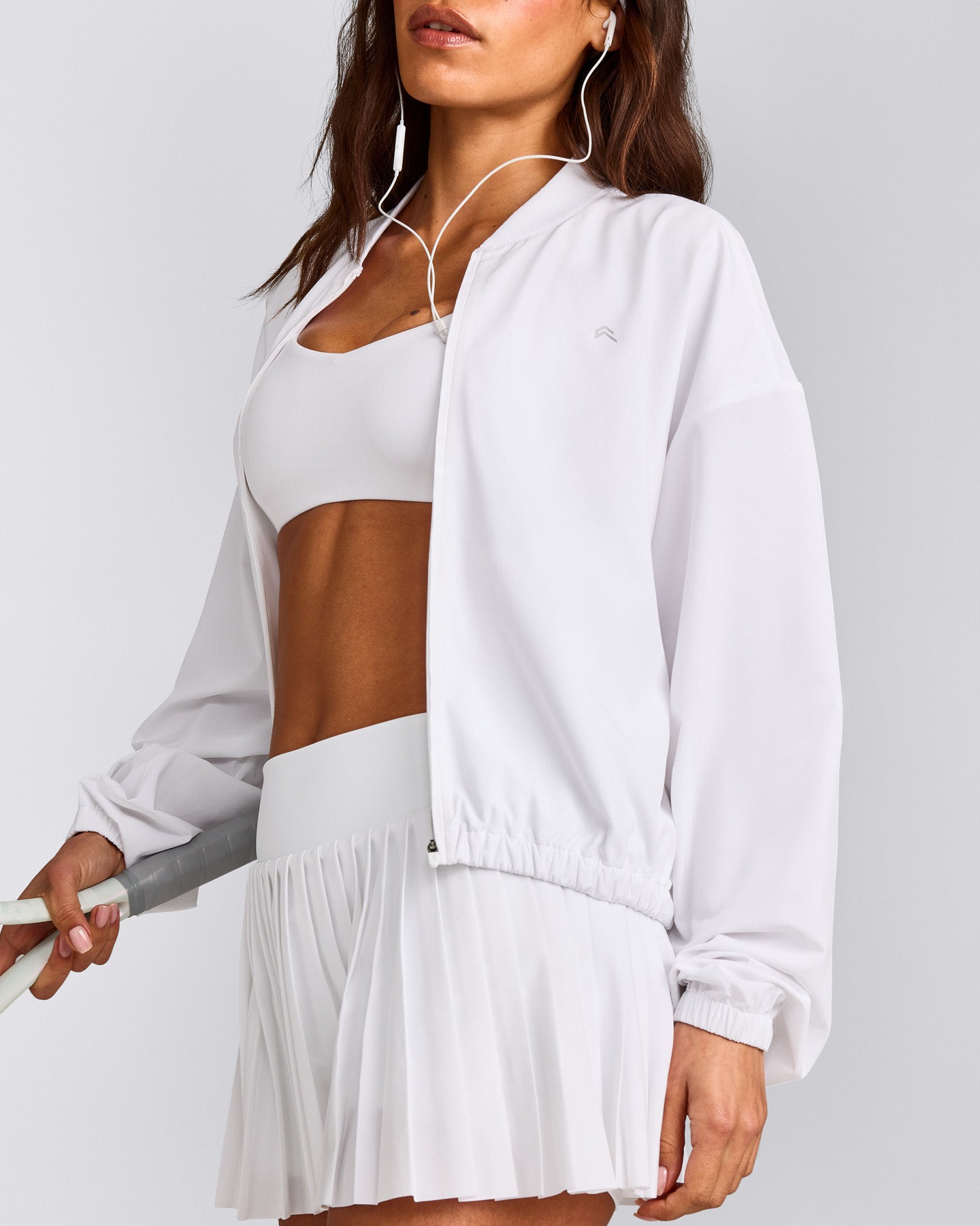 AirMove™ Mid Bomber Jacket | White