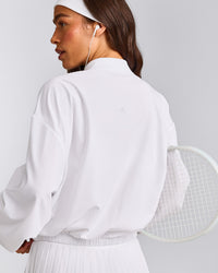 AirMove™ Mid Bomber Jacket | White