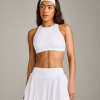 EasyLift™ High Neck Sports Bra | White