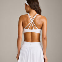 EasyLift™ High Neck Sports Bra | White