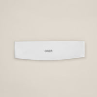 SoftMotion™ Headband with Grey Logo | White