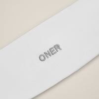 SoftMotion™ Headband with Grey Logo | White