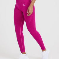 Classic Seamless 2.0 Leggings | Fuchsia Marl