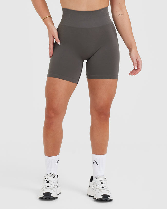 SECOND SKIN SHORTS WOMEN - DEEP TAUPE