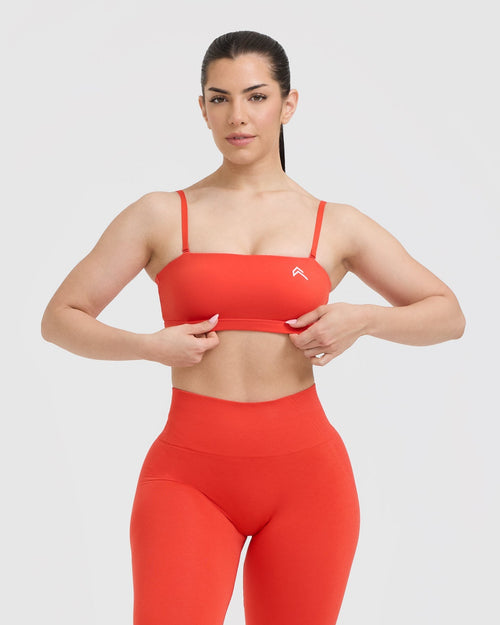 Oner Modal Everyday Bandeau Bralette | Charged Orange