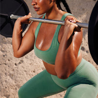 EffortlessLift™ Seamless High Rise Leggings New Branding | Frosted Emerald