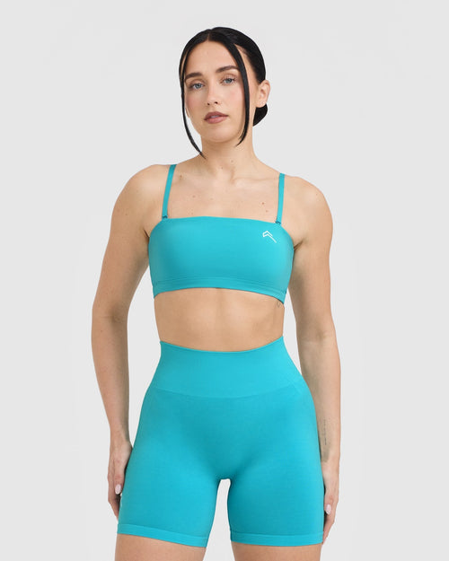 Oner Modal Everyday Bandeau Bralette | Aqua Blue