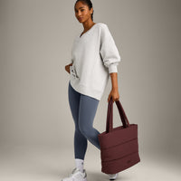 Cotton Vintage Lounge V Neck Sweatshirt | Light Grey Marl