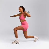 UnifiedMove™ Wrap Shorts 6" with Reflective Logo | Hot Girl Pink