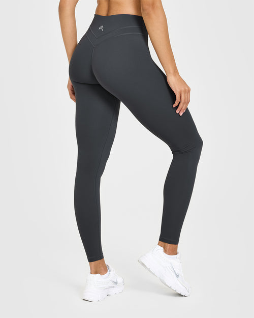 Unified High Waisted Leggings | Coal
