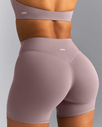 SoftMotion™ High Waisted Shorts 6" New Branding | Dusty Purple