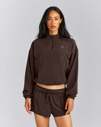 AirMove™ 1/2 Zip Jacket with Bonding | 70% Cocoa