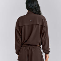 AirMove™ 1/2 Zip Jacket with Bonding | 70% Cocoa